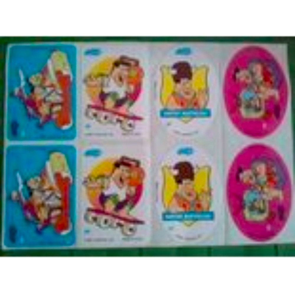 Vintage Mello Smello The Flinstones Sticker Sheet Rare
